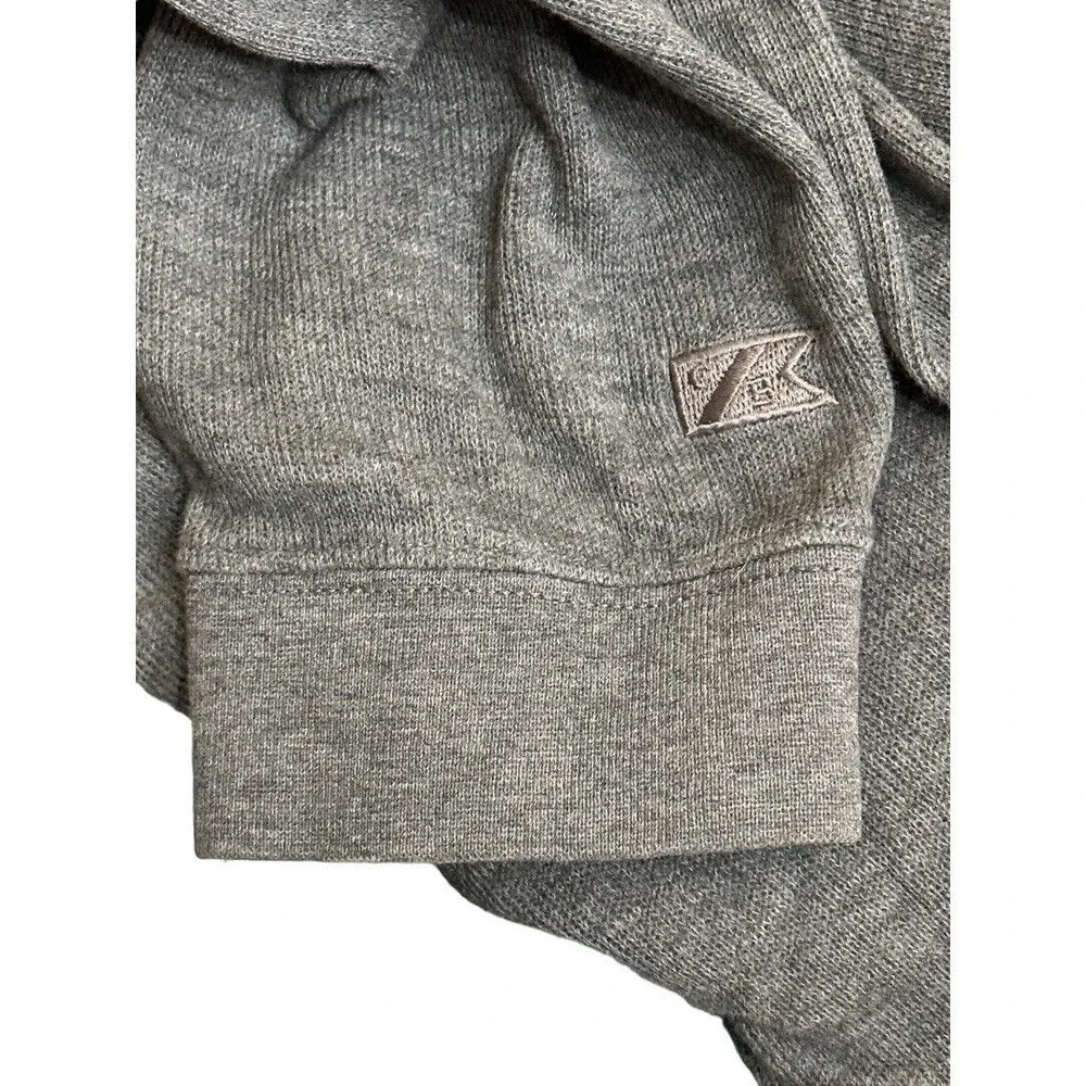 Cutter & Buck Sweater Men’s Size Large Gray 1/4 Zip Pullover 100% Cotton - Picture 6 of 11